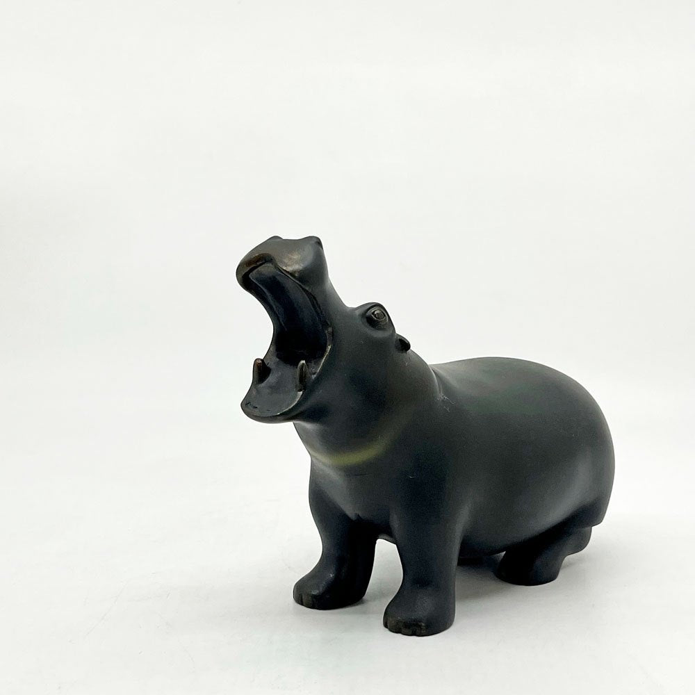 フランソワポンポン François Pompon フィギュア カバ Hippopotame フランス オブジェ 彫刻 セラミック  ●