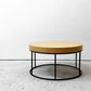 イデー IDEE ディバンコ DIVANCO ローテーブル コーヒーテーブル ラウンド オーク材 スチール ナチュラルモダン 定価￥59,900- ●