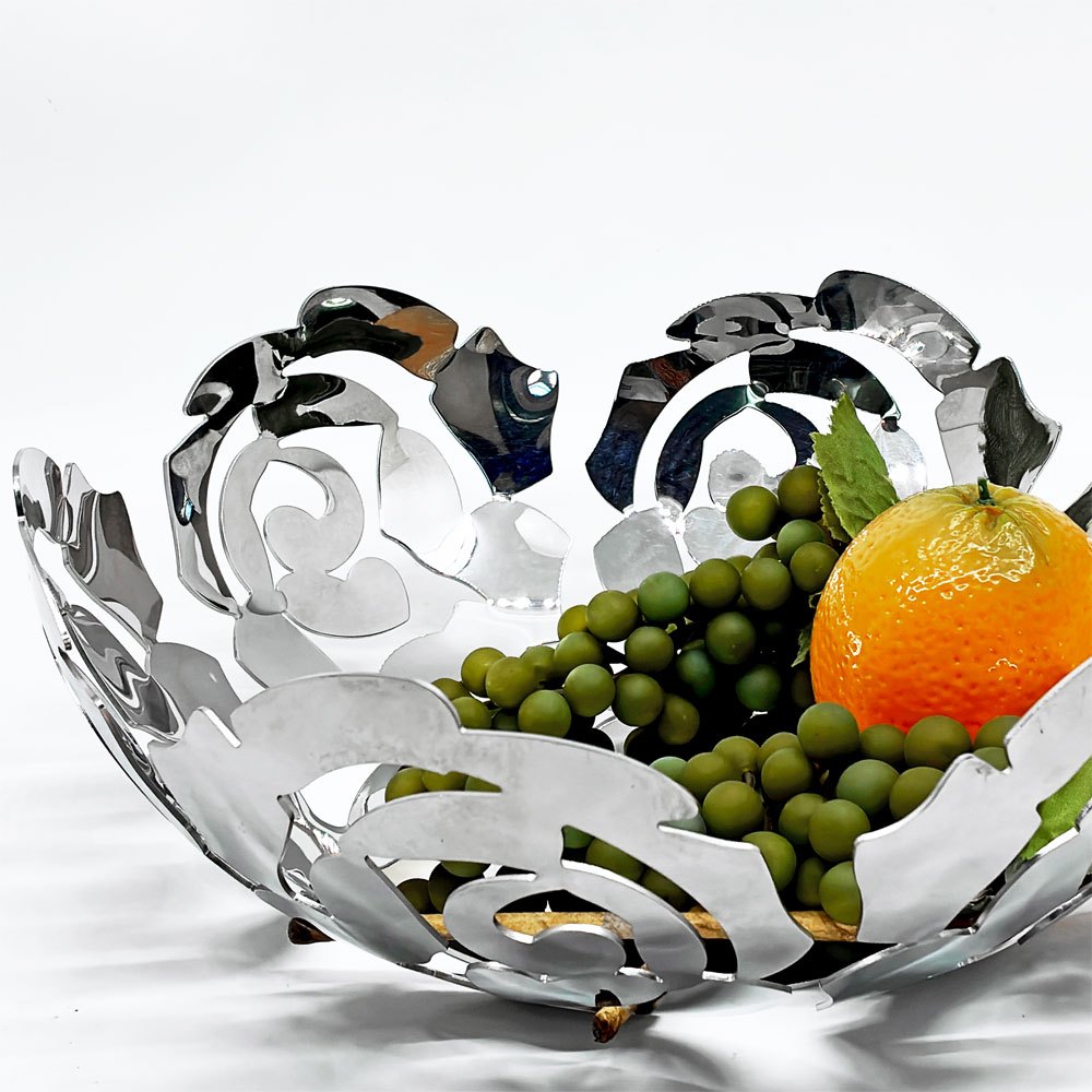 アレッシィ ALESSI ラ・ローザ La Rosa フルーツボウル Fruit Bowl ES115/29 ステンレススチール イタリア ●