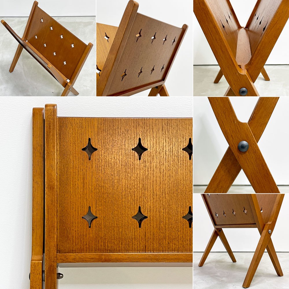 アクメファニチャー ACME Furniture ブルックス BROOKS BOOK STAND ブックスタンド マガジンラック 折りたたみ 定価￥13,200- 廃番 ●