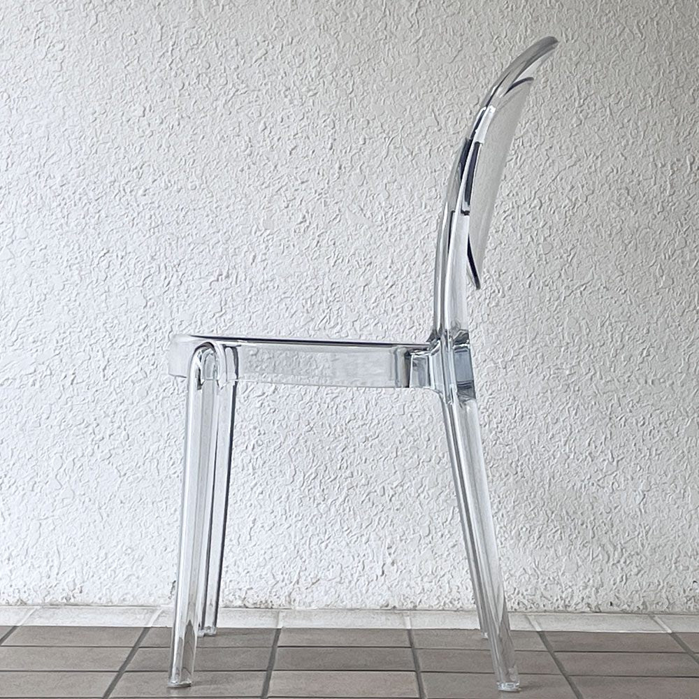 カリガリス Calligaris パリジェンヌ PARISIENNE ダイニングチェア ポリカーボネート トランスペアレント スタッキング イタリア ◇