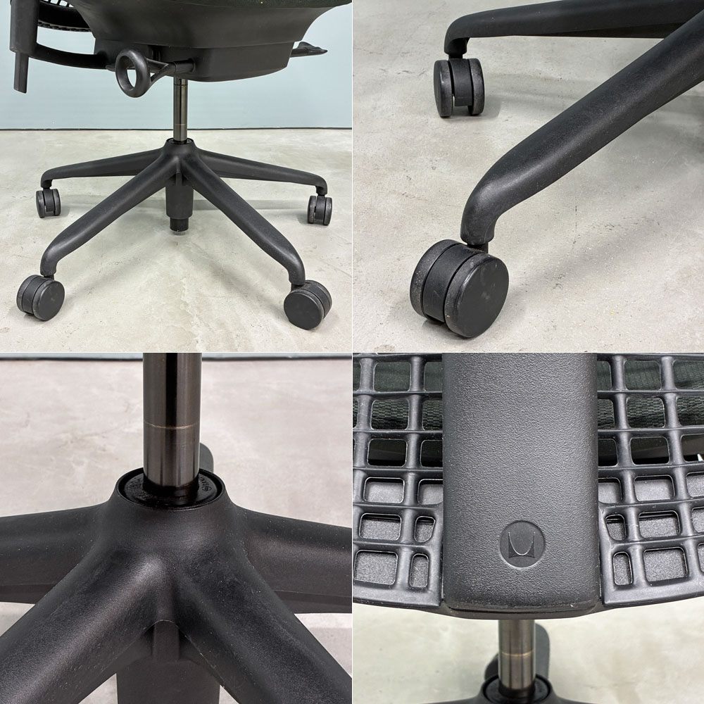ハーマンミラー Herman Miller セイルチェア SAYL Chair デスクチェア 旧モデル イヴ・ベアール ブラック 2013年製 モダンデザイン ◎