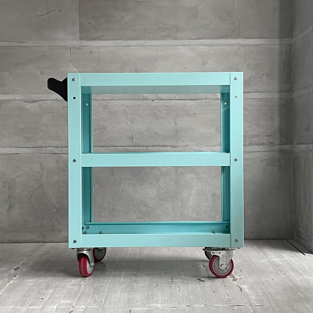 ダルトン DULTON メタルツールカート サックスブルー METAL TOOL CART SAX BLUE 3段トレー キャスター付 定価 ￥22,000- ♪
