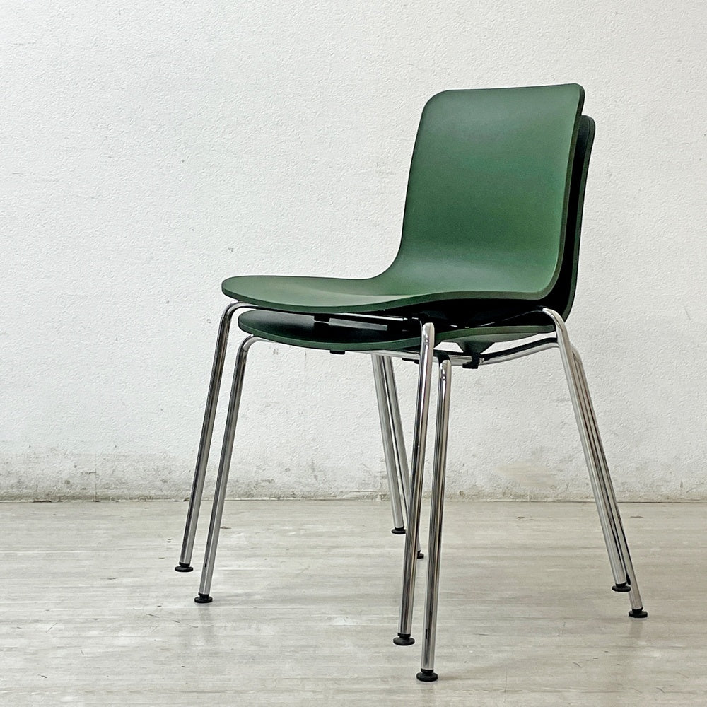 ヴィトラ vitra ハルチューブ HAL Tube サイドチェア ダイニングチェア スタッカブル ジャスパー・モリソン 2脚セット D ●