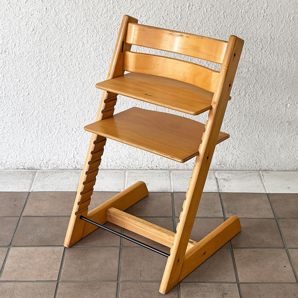 ストッケ STOKKE トリップトラップ TRIPP TRAPP ベビーチェア キッズチェア S/N0～ノルウェー 北欧家具 ナチュラル ◇