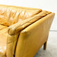ハロ HALO レッジオ REGGIO 2P SOFA 2人掛けソファ W152cm レザー 本革 キャメル系 オールドサドルナッツカラー 英国家具 廃番 現状品 ●