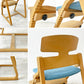 豊橋木工 TOYOMOKU アップライトチェア UPRIGHT CHAIR ナチュラル × ライトブルー ベビーチェア キッズチェア ●