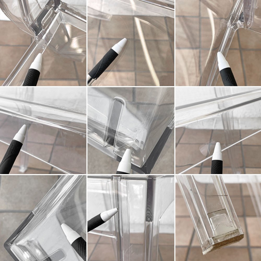 カルテル Kartell ビクトリア ゴースト Victoria Ghost ダイニングチェア スタッキング フィリップ・スタルク Philippe Starck イタリアモダン A ◇