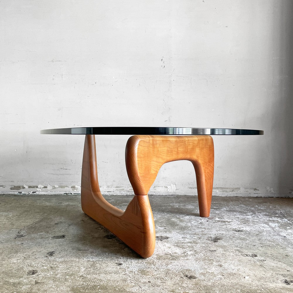 イサムノグチ Isamu Noguchi コーヒーテーブル Coffee Table ガラス天板 厚19mm リプロダクト品 デザイナーズ家具 名作 ■