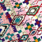 マロック MAROC モロッカンラグ MOROCCAN RUG ボシャルウィット Boucherouite 230×153cm 手織り絨毯 ラグ モロッコ ●