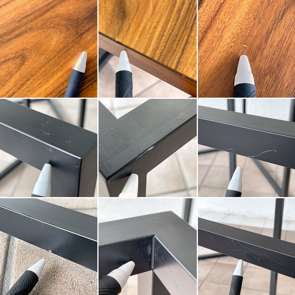 ビスレー BISLEY デスクプラン DESK PLAN Lフット ワーキングテーブル W145cm デスク ローズウッド調 メラミン天板 イギリス ◇