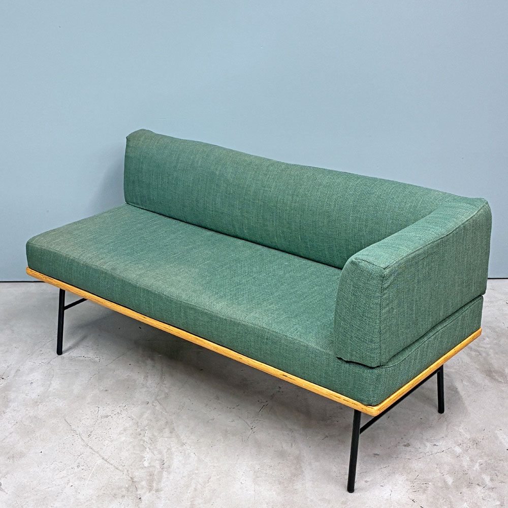 ウニコ unico ファニート ベンチアーム FUNEAT bench arm オーク材 スチールレッグ カフェスタイル 現状品 ◎