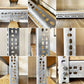 リオン LYON アングルシェルフ SLOTTED ANGLE SHELF 3段 オープンシェルフ W122cm セミオーダーサイズ インダストリアル 工業系 P.F.S.取扱 ◎