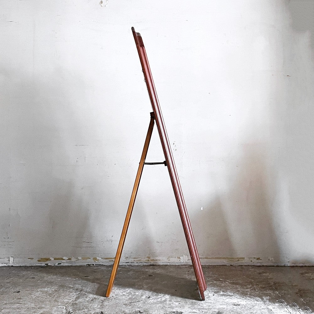 塩川光明堂 木製 スタンドミラー 姿見 全身鏡 アーチ形状 W36cm × H149cm イタリアン クラシカルスタイル ■