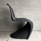 ヴィトラ vitra パントンチェア ダイニングチェア スタッキングチェア ディープブラック ヴェルナー・パントン Panton ミッドセンチュリー スペースエイジ ♪