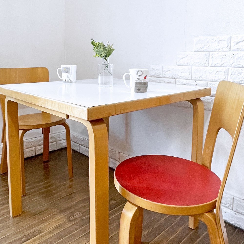 アルテック artek チェア66 CHAIR66 ダイニングチェア ナチュラルラッカー ビンテージ アルヴァ・アアルト フィンランド 北欧家具 現状品 ◎