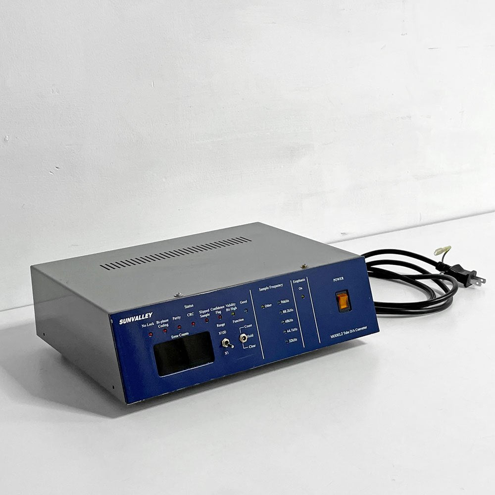 サンバレー SUNVALLEY MODEL 2 真空管式 D/Aコンバーター インシュレーター付き 現状品 ●