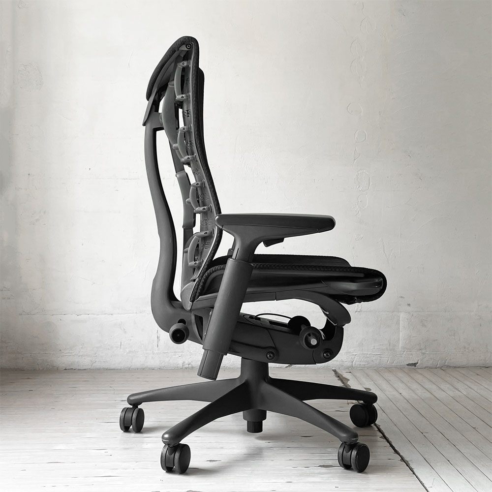 ハーマンミラー Herman Miller エンボディチェア デスクチェア オフィスチェア ジェフ・ウェバー ビル・スタンフ バランス ファブリック ブラック 廃番 参考価格￥284.900- ★
