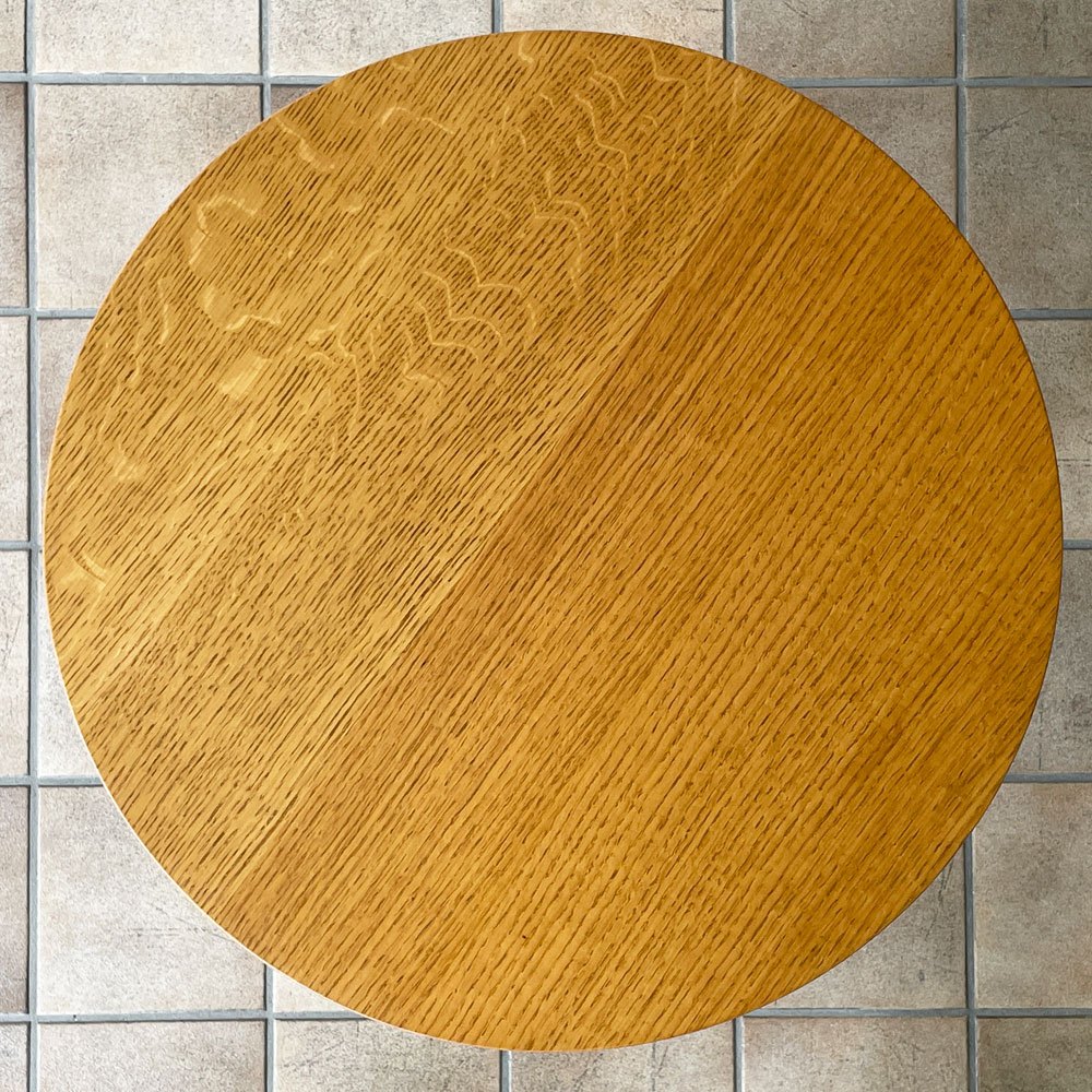 柏木工 KASHIWA セレクション SELECTION サイドテーブル JYT49 オーク材 Φ60ｘH55cm ◇