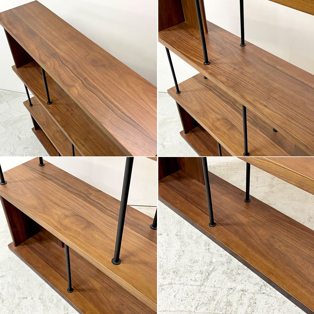 ノーウェアライクホーム NOWHERE LIKE HOME デリック DERICK シェルフ W120 H134cm 関家具 展示品具 ●