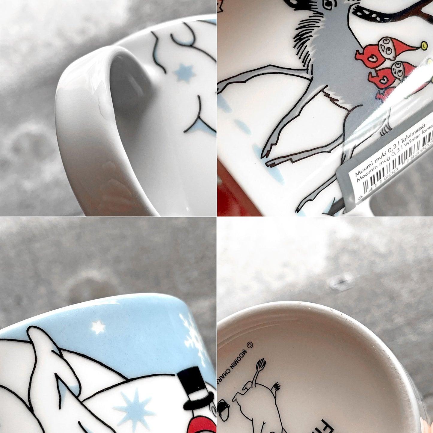 アラビア ARABIA ムーミンマグ MOOMIN ウィンターフォレスト トーベ・ヤンソン フィンランド 北欧食器 旧ロゴ 2012年 冬限定 ■