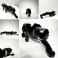 カレ KARE Deco Figurine Black Cat 90 オブジェ ブラック ハイグロス ネコ ヒョウ パンサー 廃番 ●