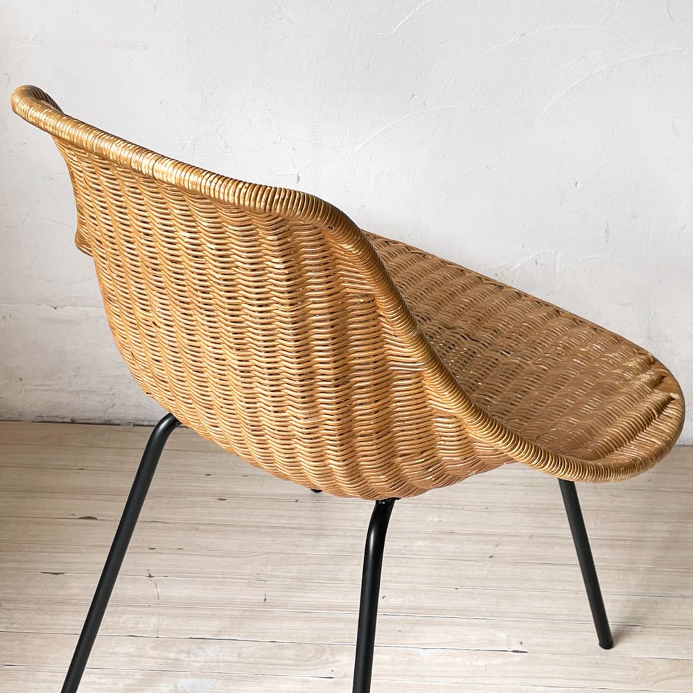 イデー IDEE バーバス チェア BARBAS CHAIR ダイニングチェア スチール脚 ラタン ナチュラル リゾートスタイル B ★