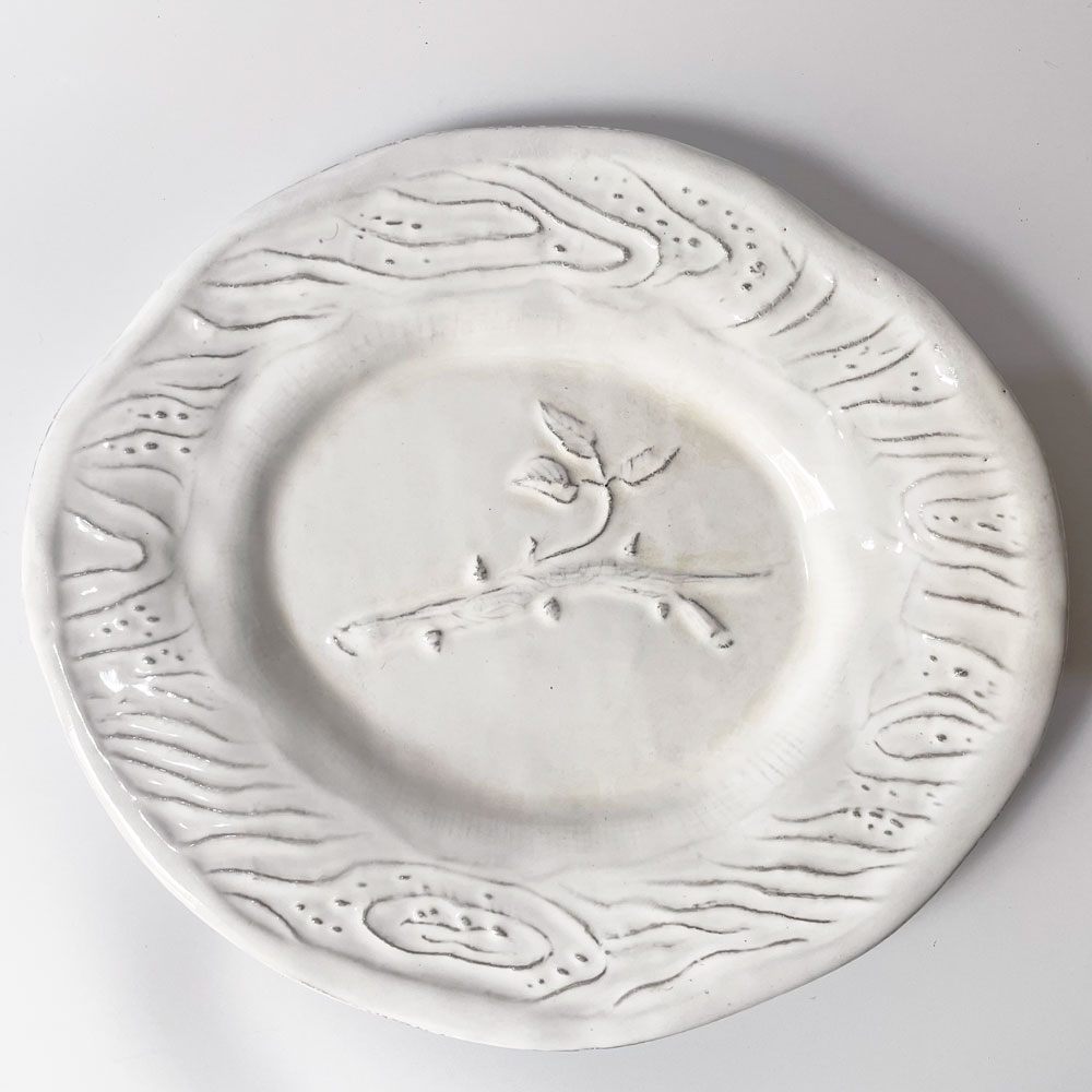 アスティエ・ド・ヴィラット Astier de Villatte フルール Fleurs プレート プラッター26.5cm ナタリー・レテ フランス ★