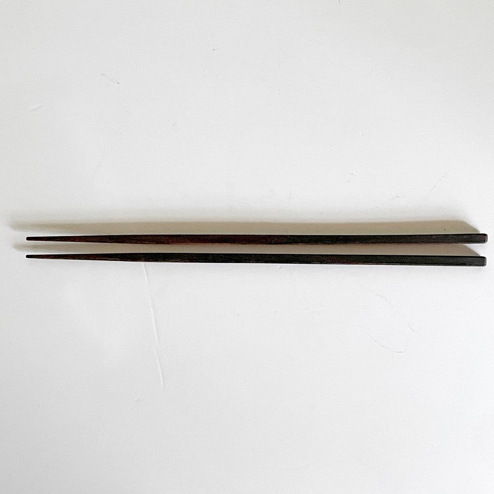 三谷龍二 Ryuji Mitani ローズウッド材 箸 約22cm カトラリー 木工 現代作家 F ■