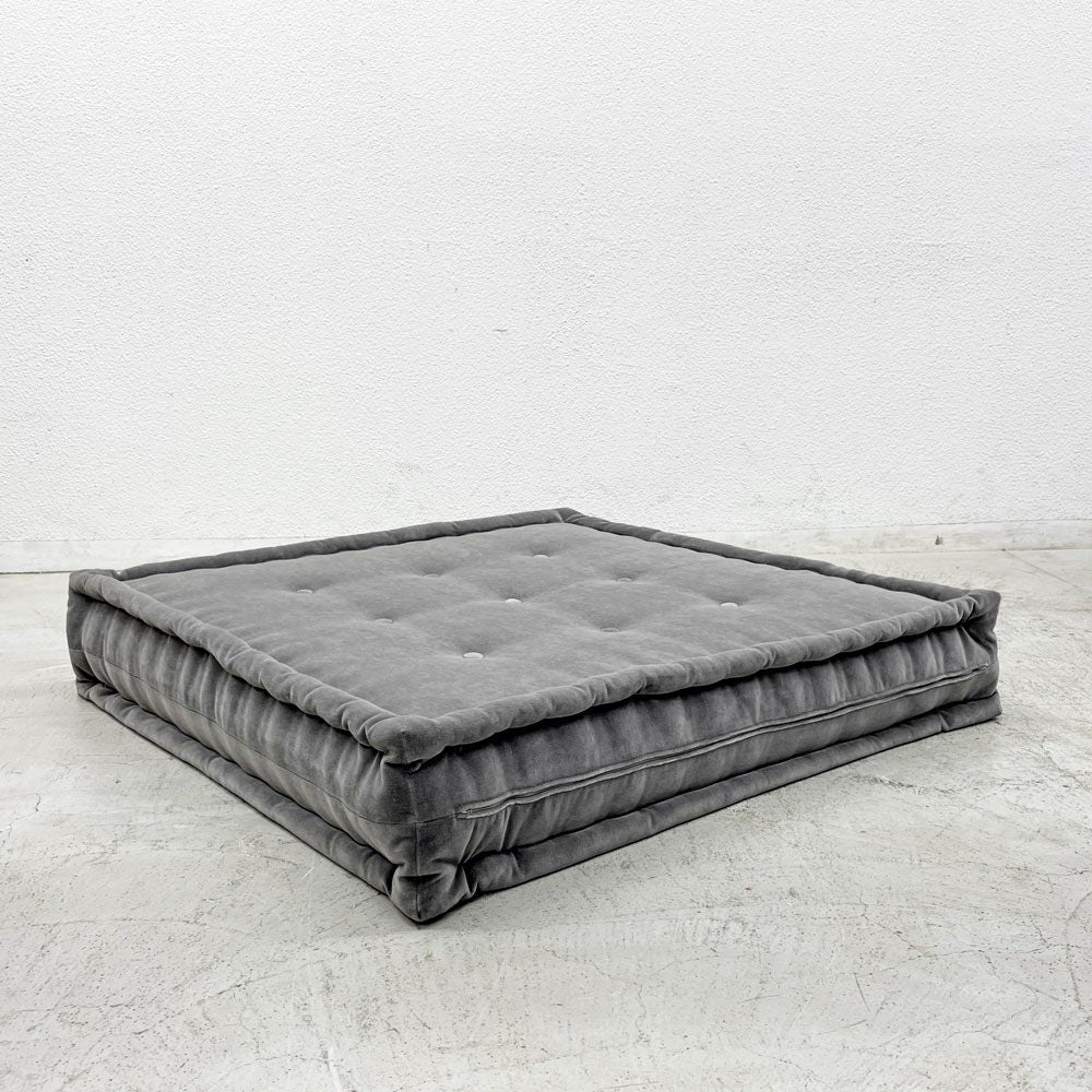 ロッシュ ボボア ROCHE BOBOIS マ ジョン Mah Jong ソファ ローソファ シートクッション グレー フランス 〓