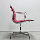 ヴィトラ vitra アルミナムグループ マネジメントチェア デスクチェア 4本脚 ファブリック張り替え済み レッド系 イームズ ●