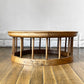 クラフトファニチャー Craft furniture 陶磁器天板 ローテーブル 花台 ラウンド モザイクトップ ◎
