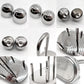アレッシィ ALESSI 5070 調味料入れ コンディメントセット (オイル&ビネガー＆ソルト＆ペッパー) エットーレ・ソットサス Ettore Sottsass イタリア ●