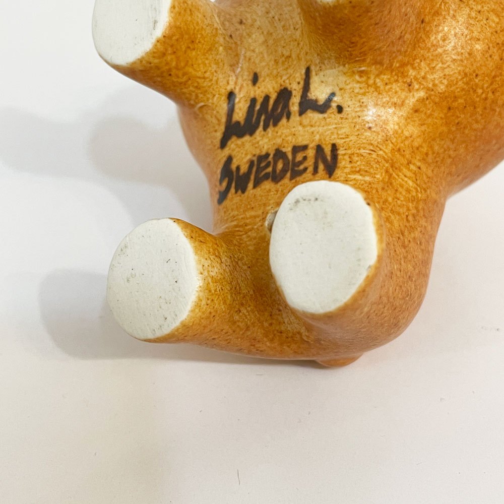 グスタフスベリ KERAMIK STUDION GUSTAVSBERG ケンネルシリーズ KENNEL ブルドッグ ミニ 復刻品 リサ・ラーソン Lisa Larson ◎