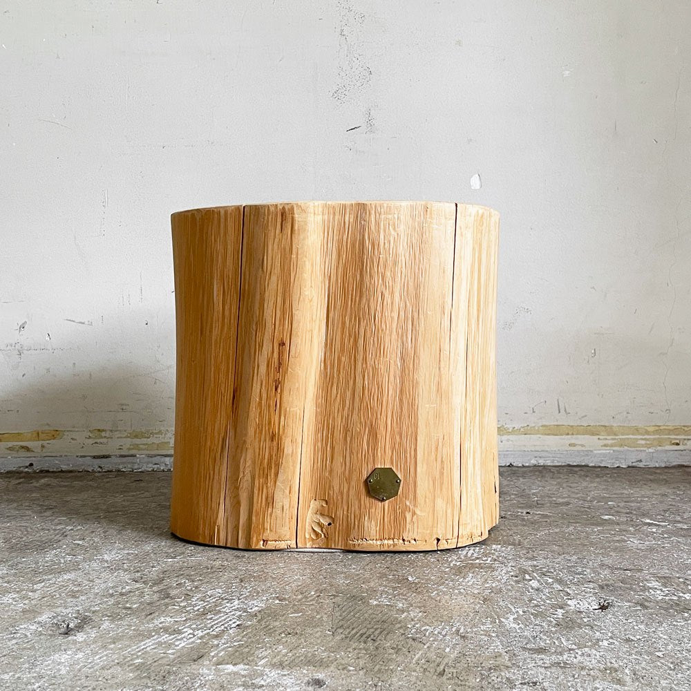カルデサック Cul de Sac-JAPON 青森ヒバ WOOD SIDE TABLE サイドテーブル short 小丸太 ■