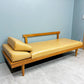 エコーネス EKORNES Svane デイベッド Ingmar Relling ノルウェー ビンテージ オーク材 本革 キャメル 北欧家具 ソファベッド ◎