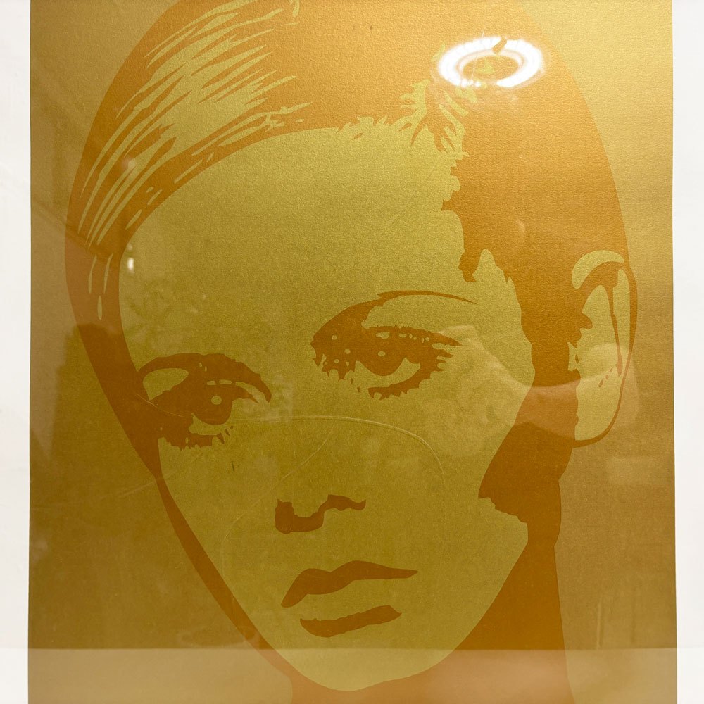 コンラッドリーチ CONRAD LEACH ツィギー Twiggy シルクスクリーン アートフレーム ポスター ポップアート 29/30 希少 40×48.5cm(スクリーンサイズ) 額装品 ●