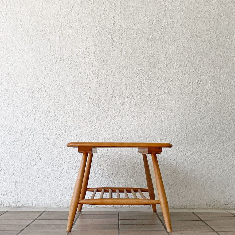 アーコール ercol 1459 ウィンザー コーヒーテーブル windsor coffee table エルム材 UKビンテージ vintage 英国家具 希少 ◇
