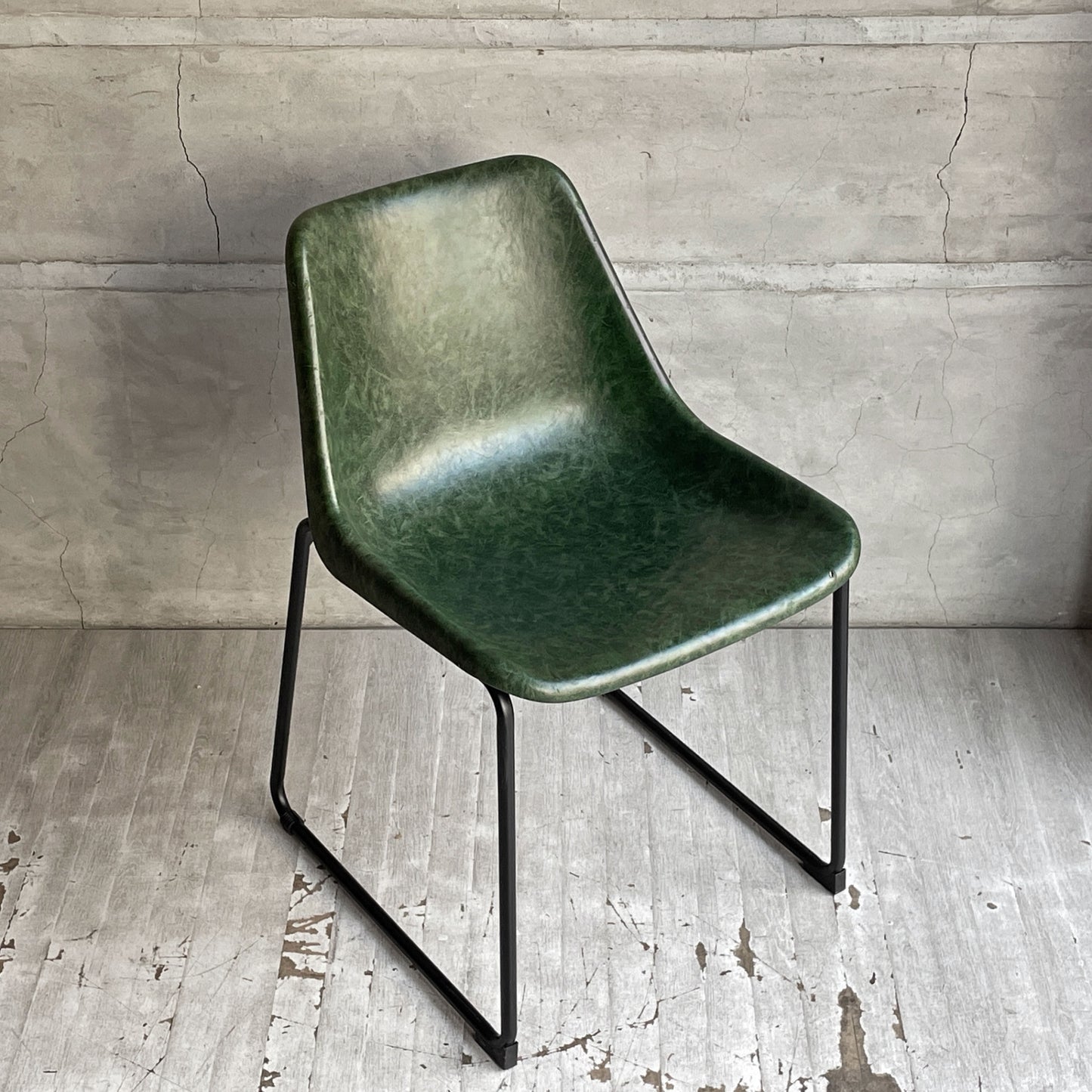 クラッシュゲート CRASH GATE ノットアンティークス Knot antiques ログチェア LOG CHAIR ビンテージグリーン GREEN ダイニングチェア ♪