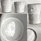アスティエ・ド・ヴィラット Astier de Villatte フルール Fleurs カップ タンブラー 蝶 スズラン 陶器 フランス B ■