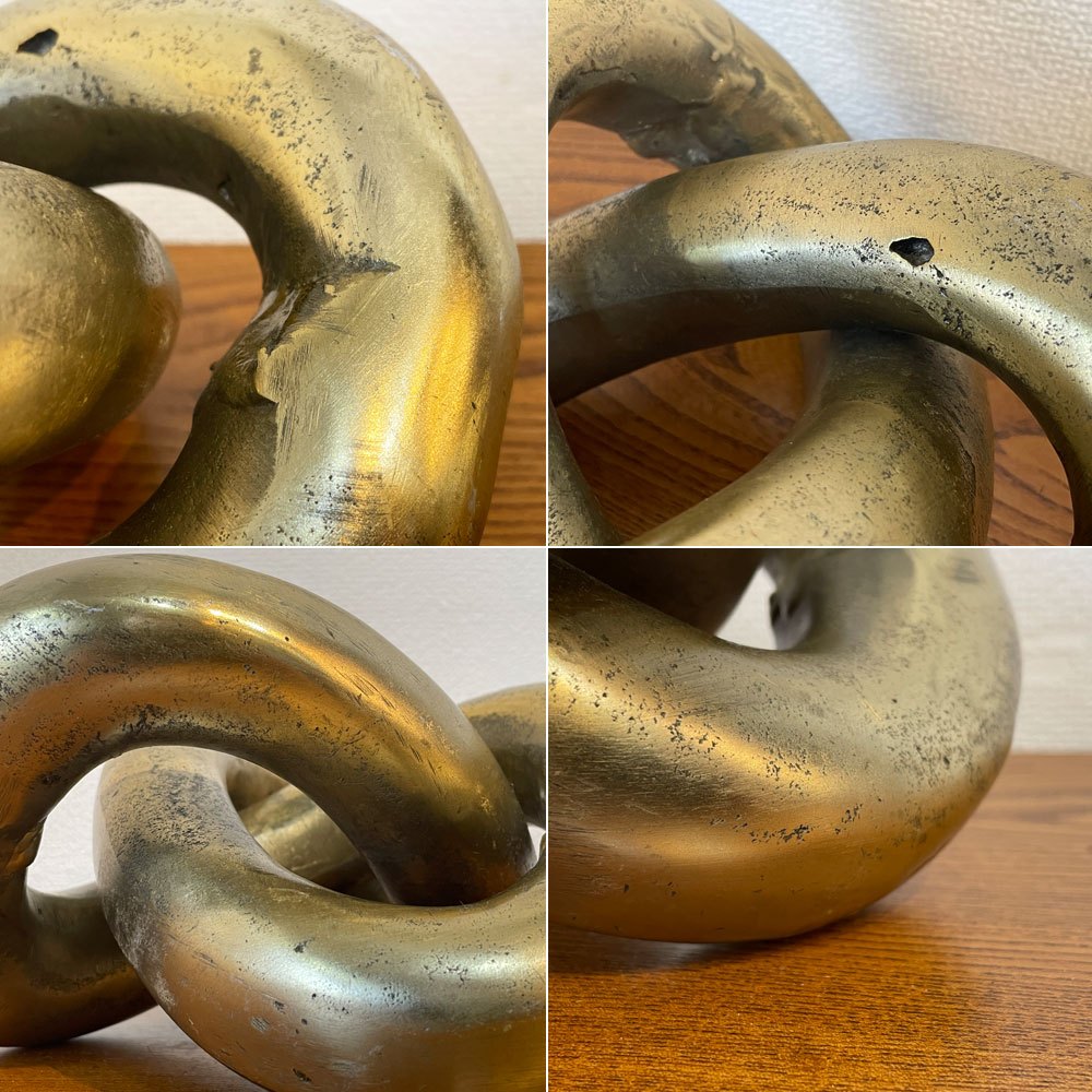 カレ KARE Deco Object Nudo オブジェ 置物 金属 ゴールド色 メビウスの輪 インテリア ドイツ ◎