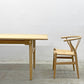 カールハンセン&サン Carl Hansen&Son CH327 ダイニングテーブル オーク材 ホワイトオイルフィニッシュ W190cm ハンス J. ウェグナー 現状品 〓
