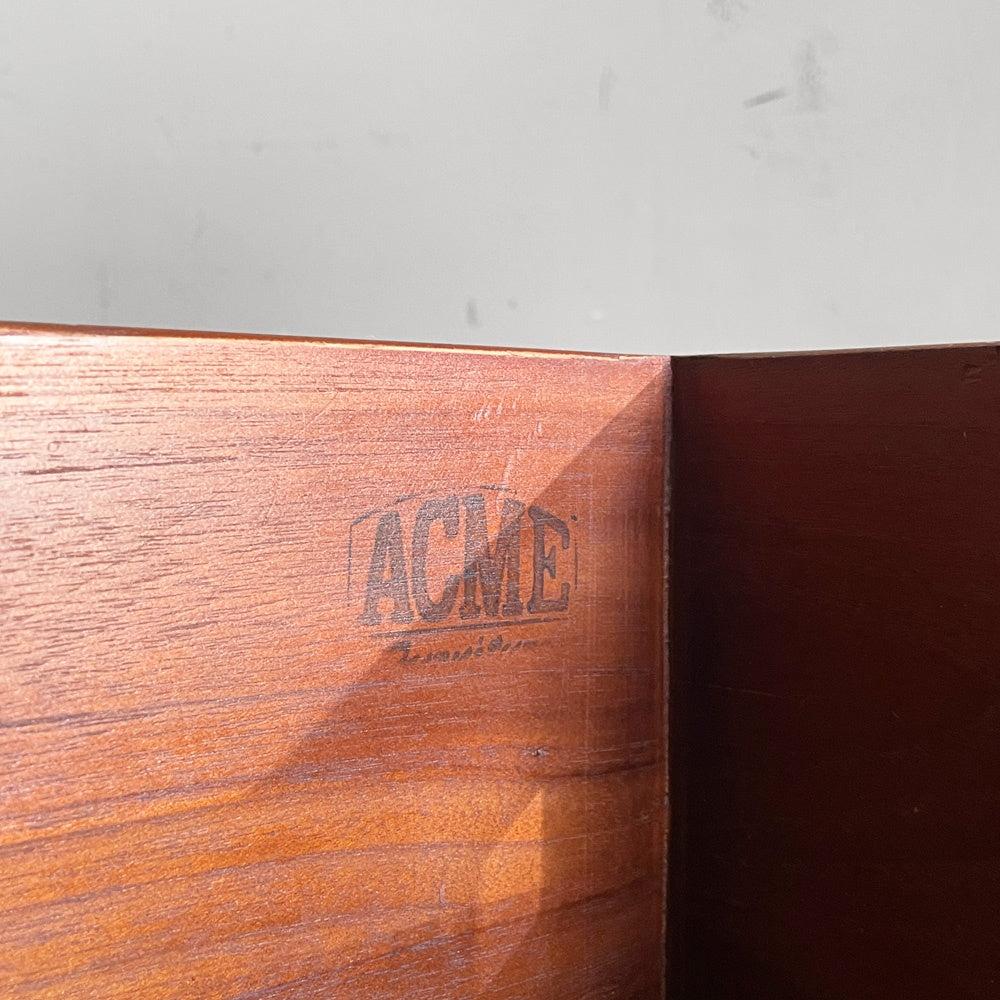 アクメファニチャー ACME Furniture トロイ オープンボックス TROY OPEN BOX L チーク古材 アイアン W32cm 収納 USビンテージスタイル 定価￥15,015- A ■