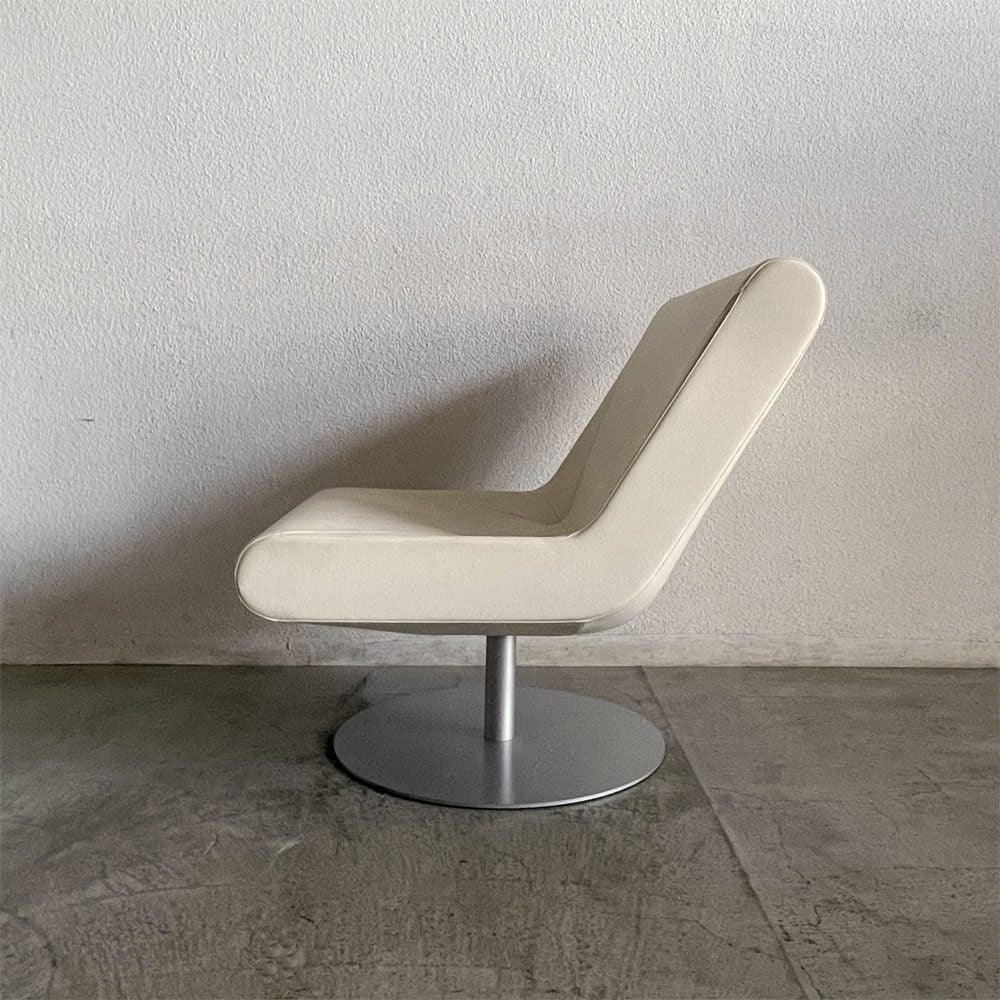 カッシーナイクスシー Cassina ixc. ブーメラン プリュス ラウンジ スウィベル チェア BOOMERANG PLUS グエナエル・ニコラ 希少廃番モデル 38.5～40.7万円の品 C 〓
