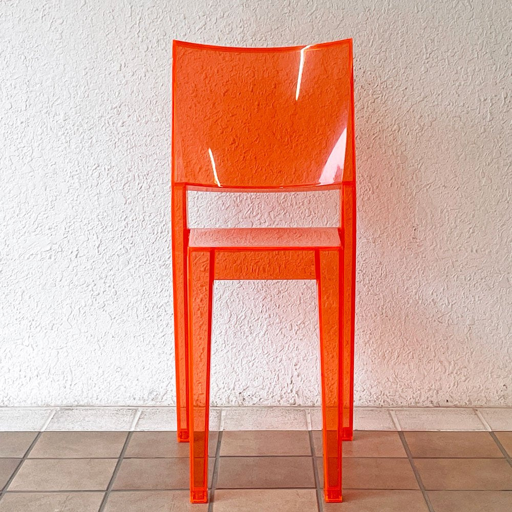 カルテル Kartell ラ マリー La Marie ダイニングチェア スタッキング オレンジ 廃番カラー フィリップ・スタルク A ◇