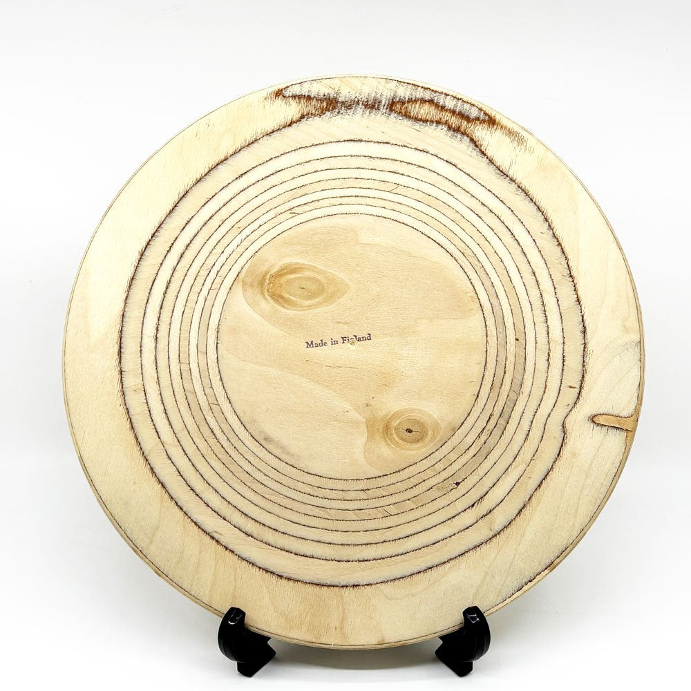 エーロ・サーリネン Eero Saarinen バーチ材 プライウッド サービングプレート トレイ Roly Poly Plate ラウンド Φ30cm フィンランド ●