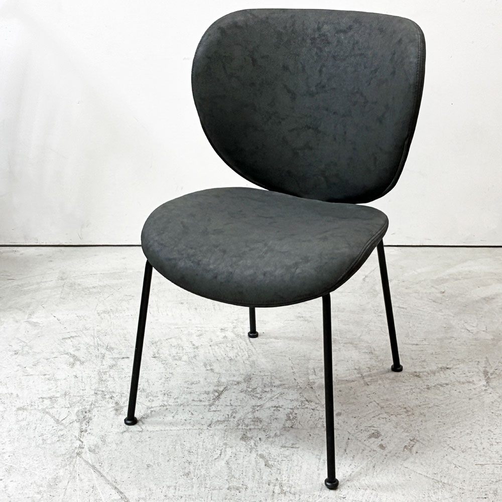 モーダエンカーサ moda en casa コブラチェア COBRA chair ダイニングチェア スモーク ナノファイバー ファブリック モダンデザイン A ●