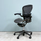 ハーマンミラー Herman Miller アーロンチェア Bサイズ フル装備 ランバーサポート グラファイトベース ビル・スタンフ＆ドン・チャドウィック 現状品 ◎