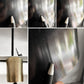 リフレクションコード Reflection Code レテル ペンダントライト Retel pendant lamp Lサイズ スチール製シェード ブラック×ゴールド モダンデザイン 関家具 定価￥18,700- ■