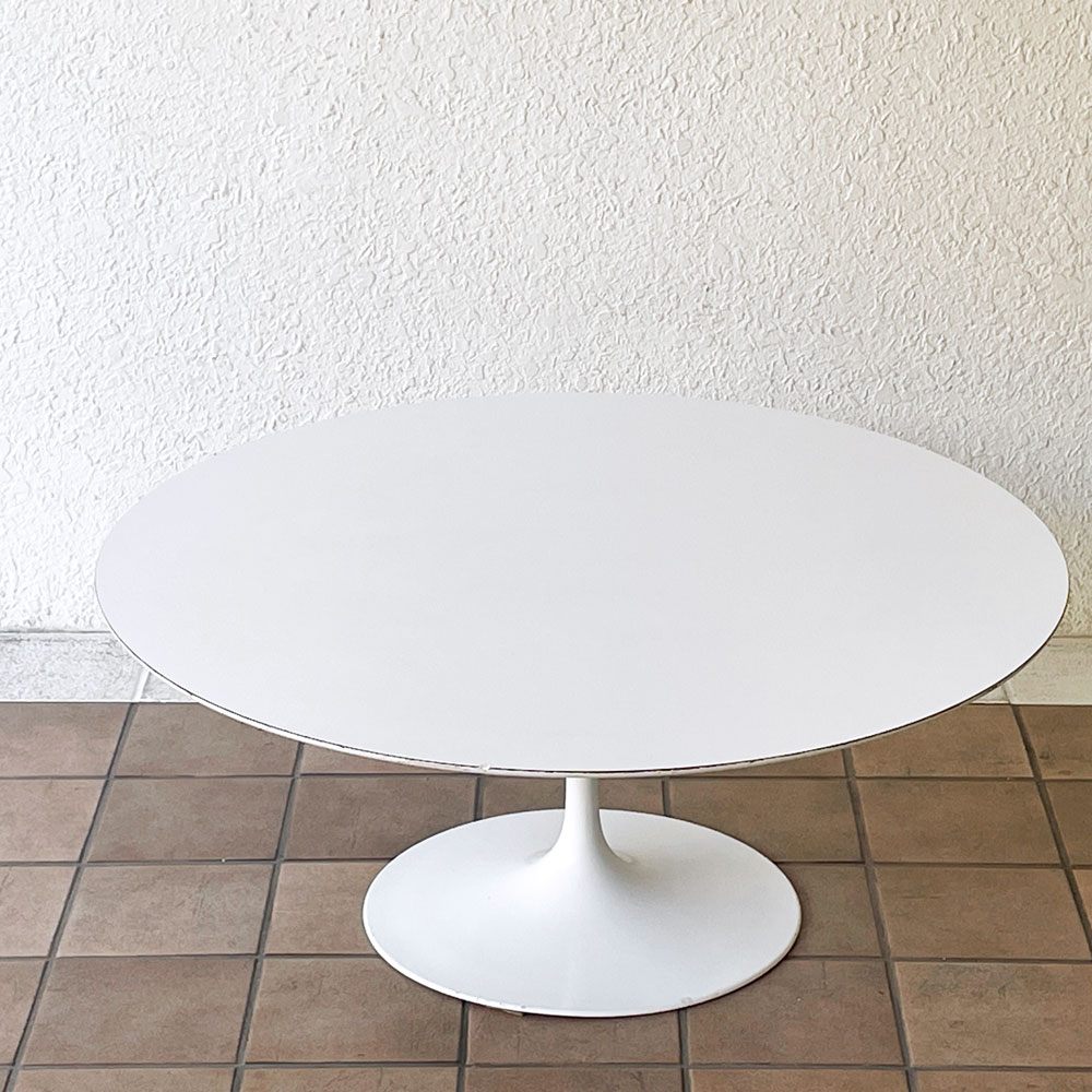 ノル Knoll ビンテージ チューリップ センターテーブル ローテーブル ラウンドトップ 幅90.5cm エーロ・サーリネン Eero Saarinen ノール ミッドセンチュリー ◇